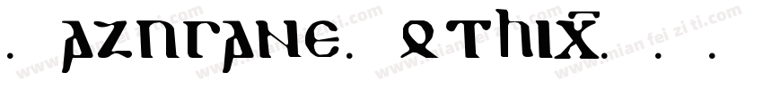 Tazugane Gothic字体转换